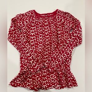 EUC Gymboree Valentine’s Day long sleeve top.